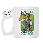 Кружка с футбольным мячиком