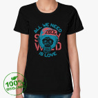 Женская футболка органик