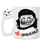 Кружка с футбольным мячиком