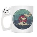 Кружка с футбольным мячиком