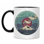 Кружка двухцветная