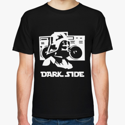 Футболка с принтом  Dark side
