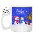 Кружка с футбольным мячиком