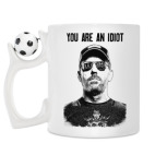 Кружка с футбольным мячиком