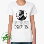 Женская футболка органик