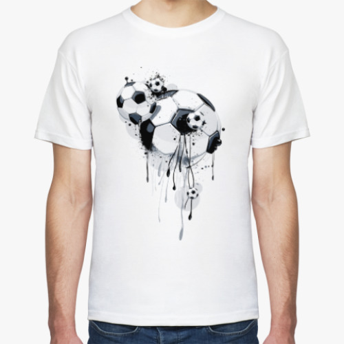 Футболка с принтом Футбол