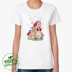 Женская футболка органик