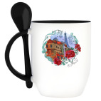 Кружка с ложкой