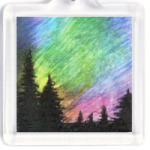 Лес и фантастическое небо