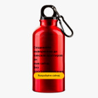 Металлическая бутылка 400 мл UV-DTF