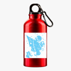 Металлическая бутылка 400 мл UV-DTF