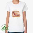 Женская футболка органик