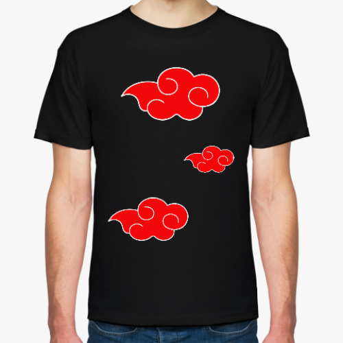 Футболка с принтом Naruto Akatsuki (Наруто Акацуки)