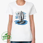 Женская футболка органик