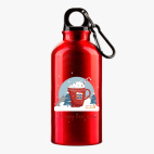 Металлическая бутылка 400 мл UV-DTF