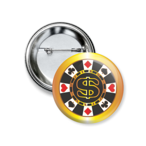 Значок 37мм с принтом Bucks!