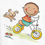 Мальчик на велосипеде