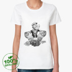 Женская футболка органик