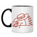 Кружка двухцветная