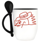 Кружка с ложкой