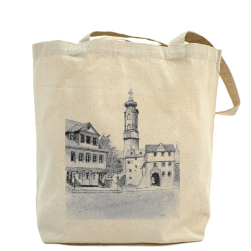 Сумка шоппер с принтом Старая площадь