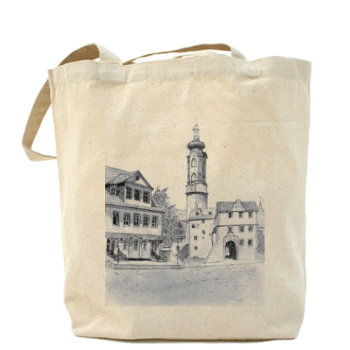 Сумка шоппер с принтом Старая площадь