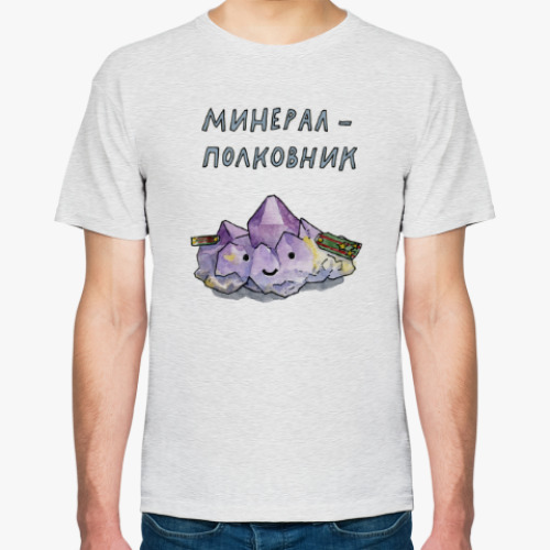 Футболка с принтом Минерал-полковник