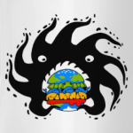 Black hole eating a globurger