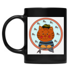 Кружка цветная UV-DTF