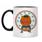 Кружка двухцветная