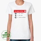 Женская футболка органик