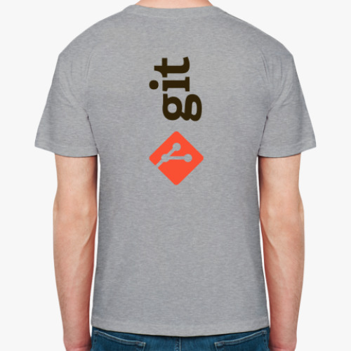 Футболка с принтом In Case of Fire GIT commit