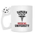 Кружка с футбольным мячиком