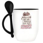 Кружка с ложкой