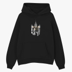 Толстовка худи оверсайз