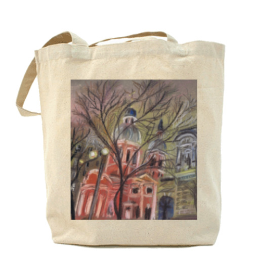 Сумка шоппер с принтом Собор Св. Пантелеймона