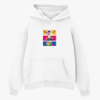 Толстовка худи оверсайз