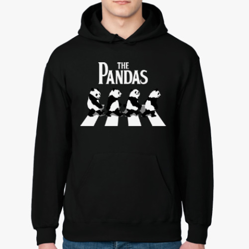 Толстовка худи с принтом The Pandas
