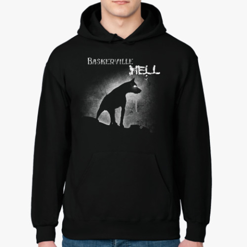 Толстовка худи с принтом Baskerville Hell