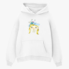 Толстовка худи оверсайз