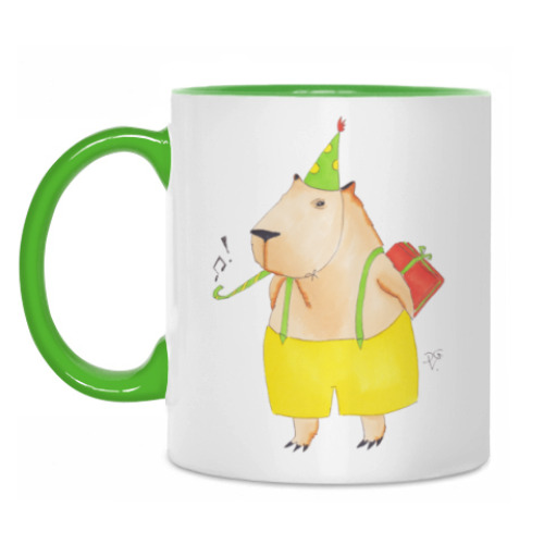 Кружка с принтом Happy Birthday!