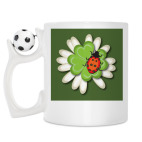 Кружка с футбольным мячиком