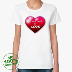 Женская футболка органик