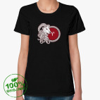 Женская футболка органик