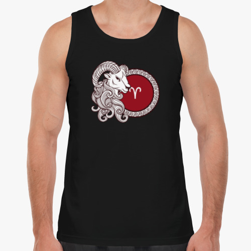 Майка с принтом Символ Овен Знак Зодиака