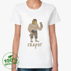 Женская футболка органик