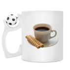 Кружка с футбольным мячиком