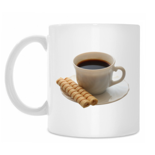 Кружка с принтом Кофе