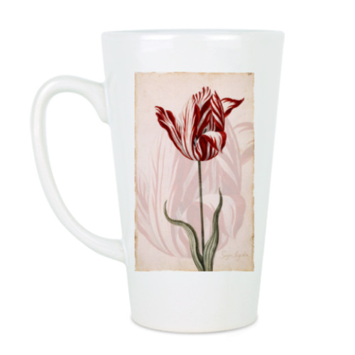 Чашка Латте с принтом Тюльпан Semper Augustus