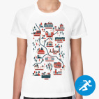 Женская спортивная футболка